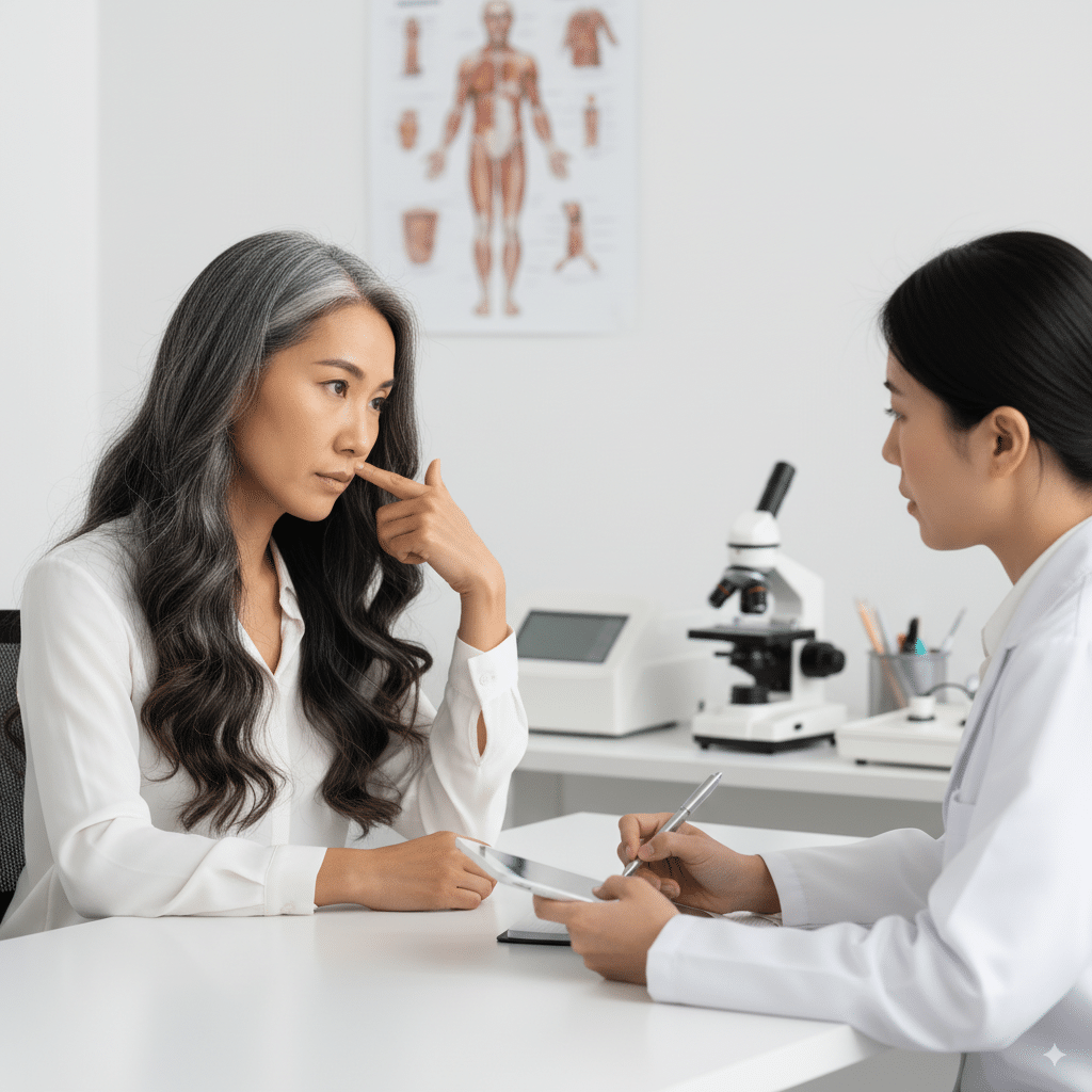 nguyên nhân khiến tóc bạc sớm