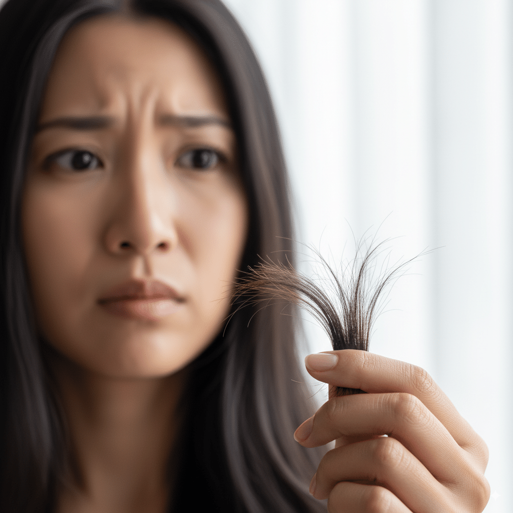 nguyên nhân khiến tóc bị chẻ ngọn