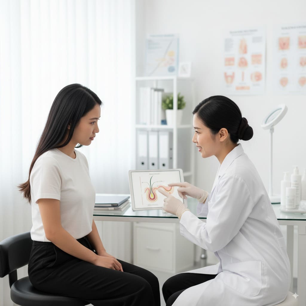 nguyên nhân khiến tóc bị dầu